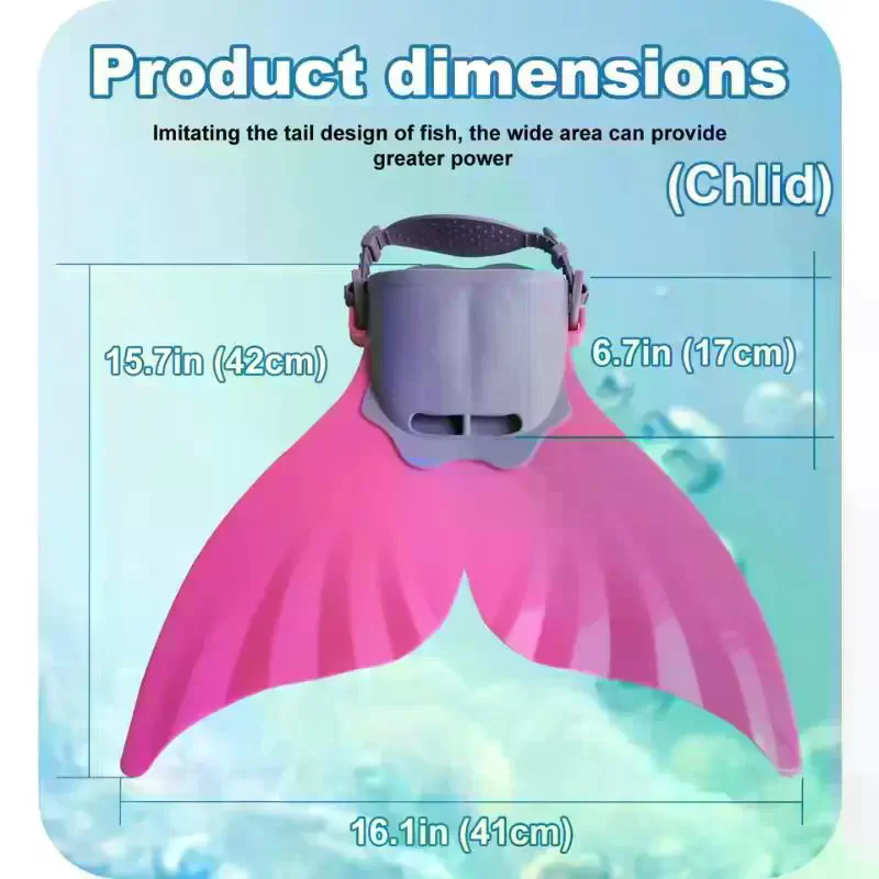Mermaid Silicone Fins Swimming - огляд і ціна Swim Fins