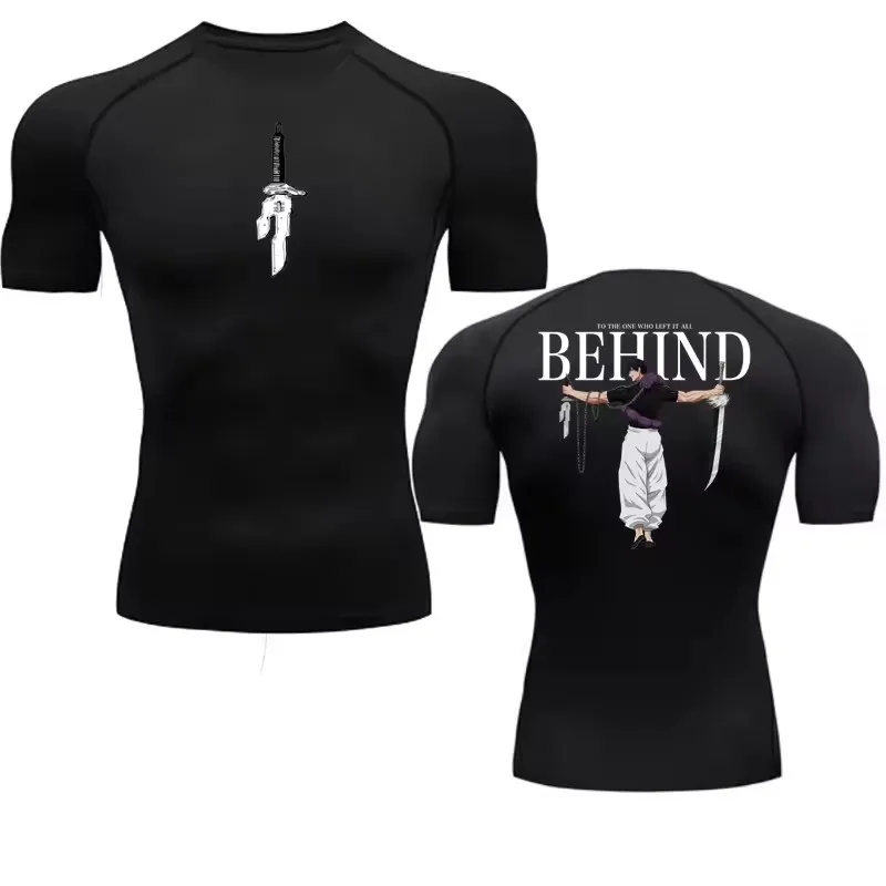 Anime Compression Shirt Men Pr - огляд і ціна Rash Guard