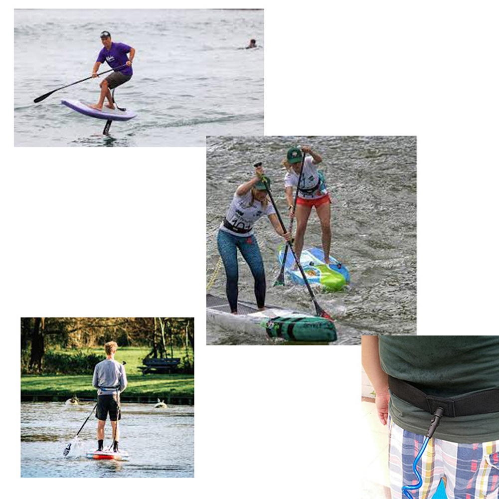 Coiled Leash Adjustable SUP Su - огляд і ціна Surfboard Leash