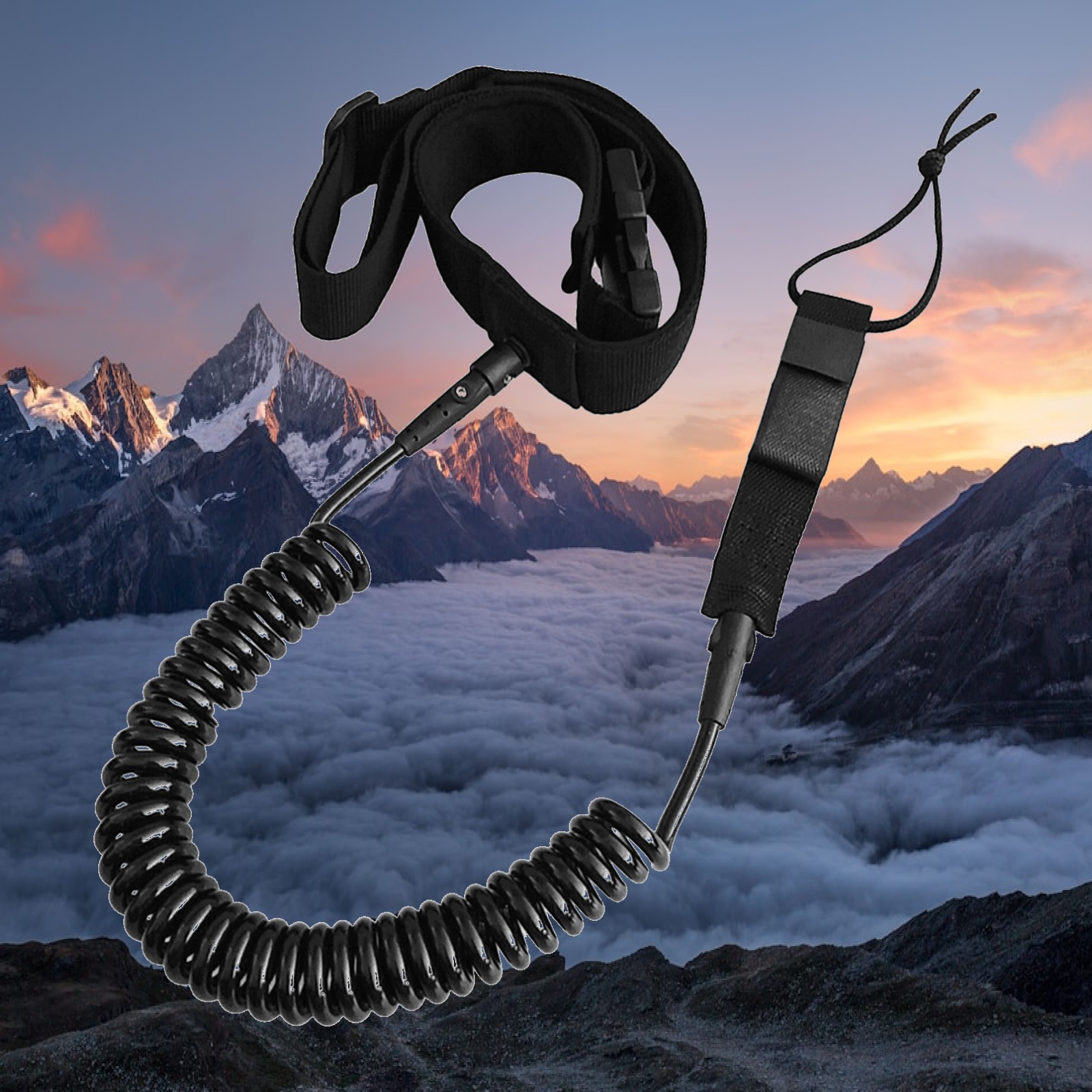 Coiled SUP Leash Durable TPU S - огляд і ціна Surfboard Leash