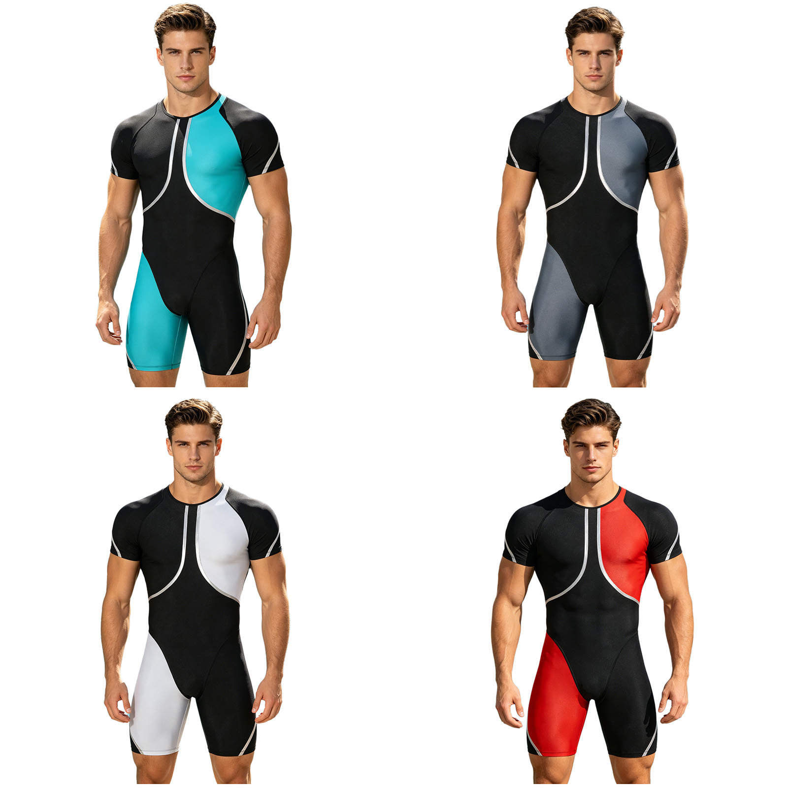 Men One-piece Swimsuit Rash Gu - огляд і ціна Wetsuit Men